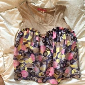 Anthropologie Manoush babydoll blouse XS